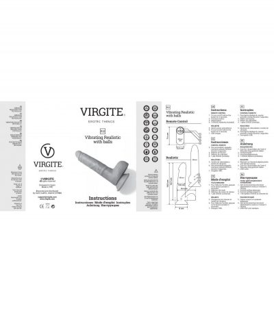 REALISTIC VIBRATOR "R12" FLESH 14.4CM W/ REMOTE CONTROL - Imagen 3