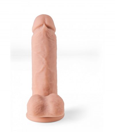 REALISTIC VIBRATOR "R12" FLESH 14.4CM W/ REMOTE CONTROL - Imagen 4