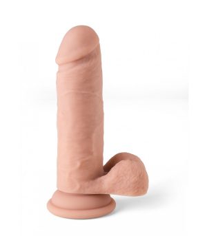 REALISTIC VIBRATOR "R12" FLESH 14.4CM W/ REMOTE CONTROL
