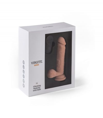 REALISTIC VIBRATOR "R12" FLESH 14.4CM W/ REMOTE CONTROL - Imagen 7