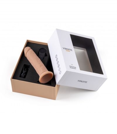 REALISTIC VIBRATOR "R15" FLESH 16.5CM W/ REMOTE CONTROL - Imagen 5