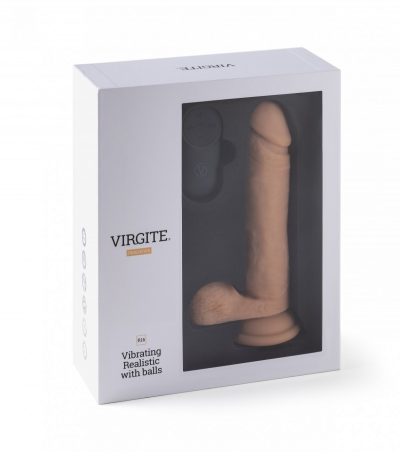 REALISTIC VIBRATOR "R16" FLESH 16 CM W/ REMOTE CONTROL - Imagen 4