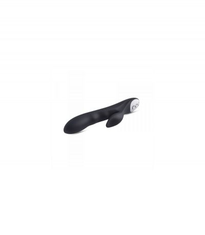 SILICONE VIBRATOR WITH BLACK RECHARGEABLE STIMULATOR - Imagen 3