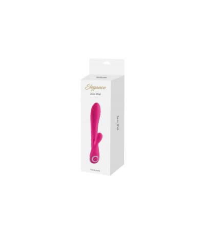 SILICONE VIBRATOR WITH PINK RECHARGEABLE STIMULATOR - Imagen 4