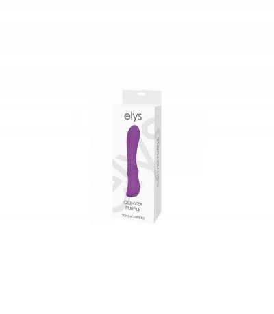 ELYS CONVEX RECHARGEABLE PURPLE SILICONE VIBRATOR - Imagen 2