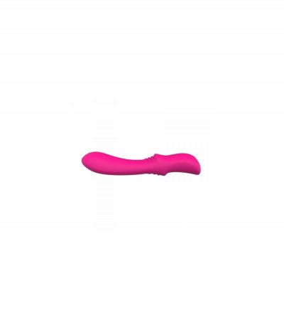 PINK RECHARGEABLE ELYS CONVEX SILICONE VIBRATOR - Imagen 2