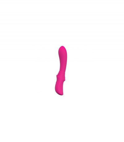 PINK RECHARGEABLE ELYS CONVEX SILICONE VIBRATOR - Imagen 4