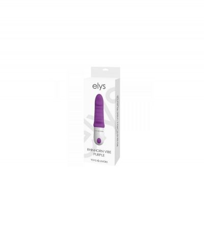 ELYS RHINHORN SILICONE VIBRATOR 9 INTENSITIES PURPLE - Imagen 2