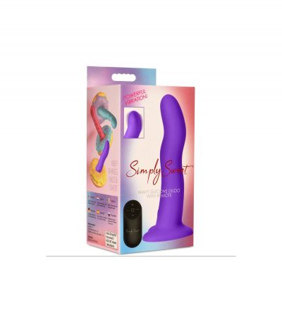WAVE SILICONE VIBRATOR WITH PURPLE CONTROL - Imagen 2