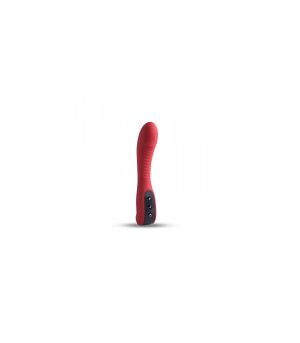 RED RECHARGEABLE G-SPOT SILICONE VIBRATOR