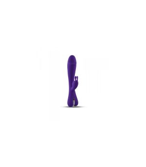 PURPLE RECHARGEABLE RABBIT SILICONE VIBRATOR