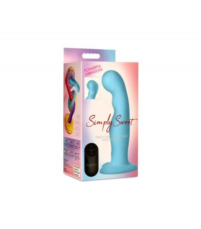SIMPLY SILICONE VIBRATOR WITH BLUE CONTROL - Imagen 2