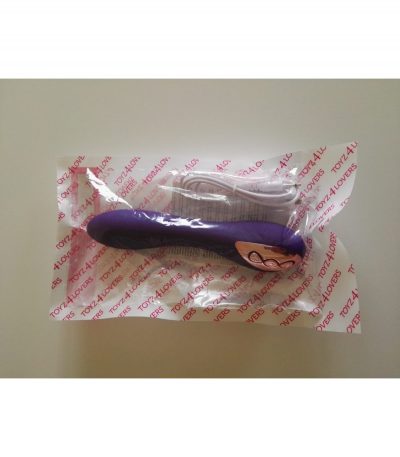 PURPLE RECHARGEABLE G-SPOT WHALE SILICONE VIBRATOR - Imagen 2