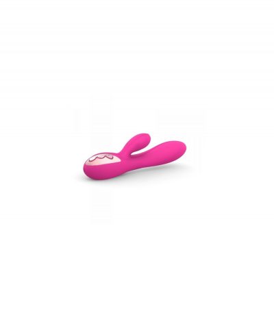 PINK RECHARGEABLE WHALE SILICONE VIBRATOR - Imagen 3