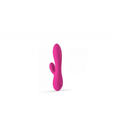 PINK RECHARGEABLE WHALE SILICONE VIBRATOR - Imagen 4