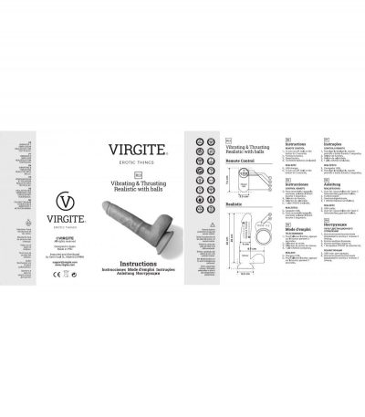 REALISTIC UP AND DOWN VIBRATOR "R13" 20CM W/ REMOTE CONTROL - Imagen 7