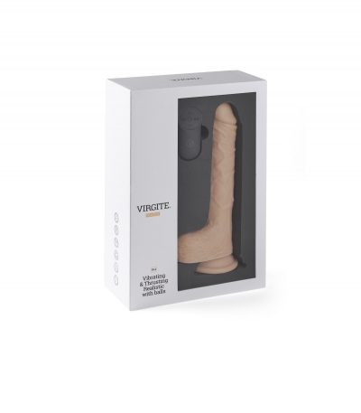 REALISTIC UP AND DOWN VIBRATOR "R14" 23CM W/ REMOTE CONTROL - Imagen 2