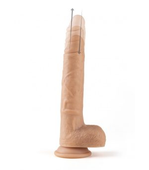 REALISTIC UP AND DOWN VIBRATOR "R14" 23CM W/ REMOTE CONTROL