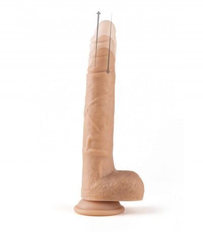 REALISTIC UP AND DOWN VIBRATOR "R14" 23CM W/ REMOTE CONTROL