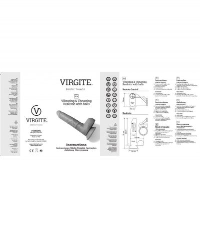 REALISTIC UP AND DOWN VIBRATOR "R14" 23CM W/ REMOTE CONTROL - Imagen 7