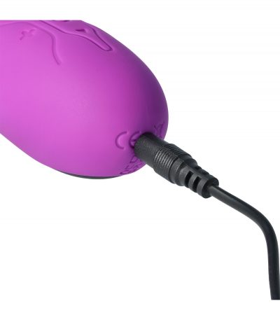 RECHARGEABLE TAPPING VIBRATOR V8 PURPLE - Imagen 12