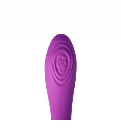 RECHARGEABLE TAPPING VIBRATOR V8 PURPLE - Imagen 7