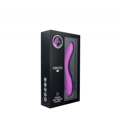 RECHARGEABLE TAPPING VIBRATOR V8 PURPLE - Imagen 11