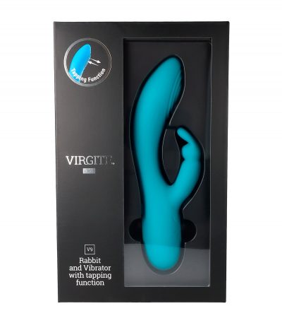 V9 BLUE RECHARGEABLE TAPPING VIBRATOR - Imagen 2
