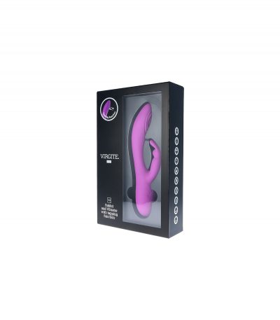 V9 RECHARGEABLE TAPPING VIBRATOR PURPLE - Imagen 2