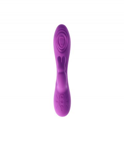 V9 RECHARGEABLE TAPPING VIBRATOR PURPLE - Imagen 4