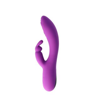 V9 RECHARGEABLE TAPPING VIBRATOR PURPLE