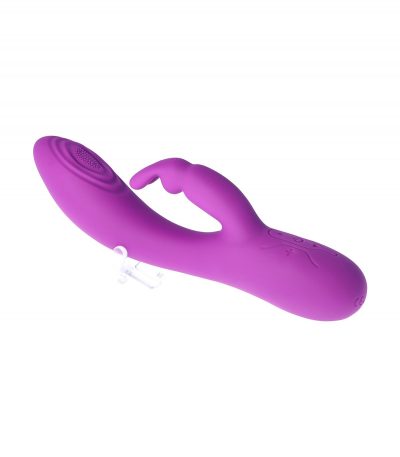 V9 RECHARGEABLE TAPPING VIBRATOR PURPLE - Imagen 7