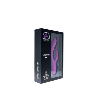 V9 RECHARGEABLE TAPPING VIBRATOR PURPLE - Imagen 11