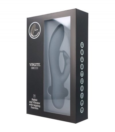 V9 BLACK RECHARGEABLE TAPPING VIBRATOR - Imagen 3
