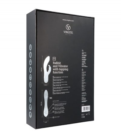 V9 BLACK RECHARGEABLE TAPPING VIBRATOR - Imagen 4