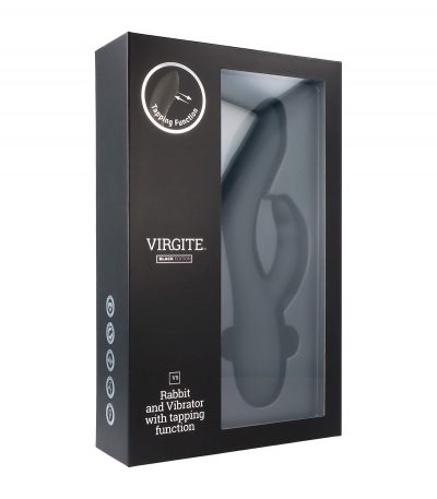 V9 BLACK RECHARGEABLE TAPPING VIBRATOR - Imagen 5