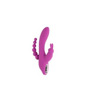 TRIPLE PLEASURE PURPLE VIBRATOR