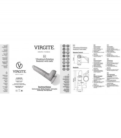 REALISTIC VIBRATOR AND ROTATOR "R10" 21CM W/ REMOTE CONTROL - Imagen 5