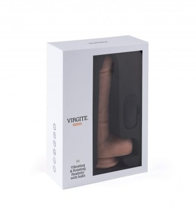 REALISTIC VIBRATOR AND ROTATOR "R10" 21CM W/ REMOTE CONTROL - Imagen 6