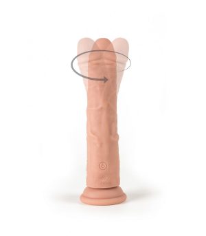 REALISTIC VIBRATOR AND ROTATOR "R7" 19CM W/ REMOTE CONTROL