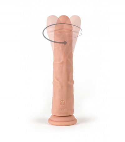 REALISTIC VIBRATOR AND ROTATOR "R8" 21CM W/ REMOTE CONTROL