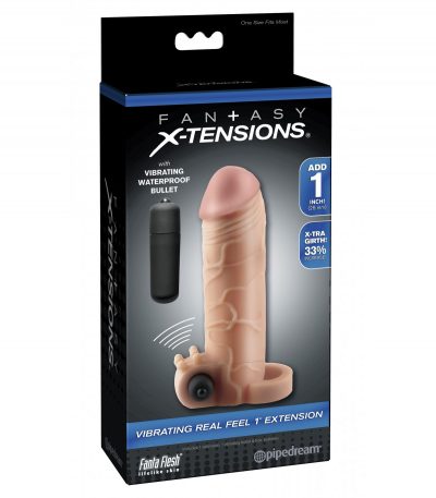 VIBRATING PIPEDREAM - REAL FEEL 1" EXTENSION LIGHT - Imagen 2