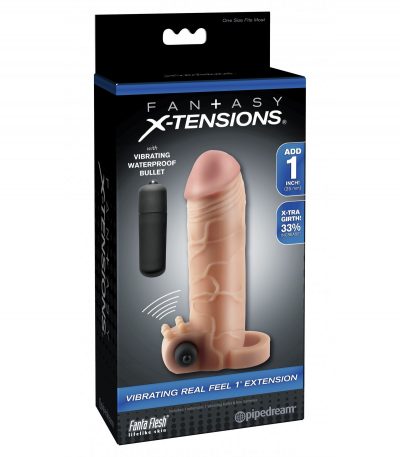 VIBRATING PIPEDREAM - REAL FEEL 2" EXTENSION LIGHT - Imagen 2