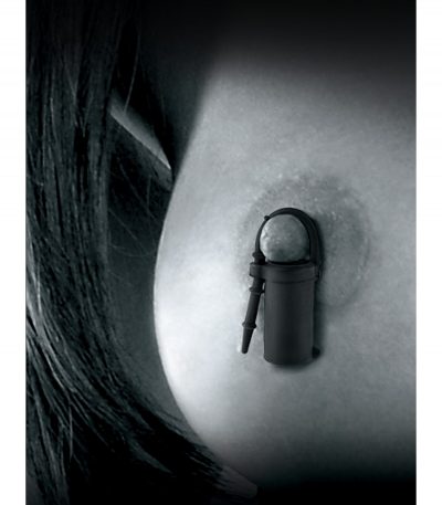 VIBRATING SILICONE NIPPLE TEAZERS BLACK - Imagen 3