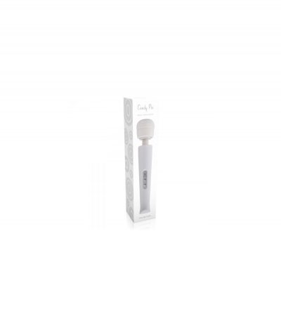 RECHARGEABLE WHITE CANDY FOOT MASSAGER WAND - Imagen 2