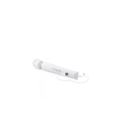 RECHARGEABLE WHITE CANDY FOOT MASSAGER WAND - Imagen 3