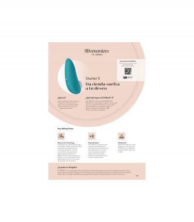 WOMANIZER STARLET 3 PINK - Imagen 5
